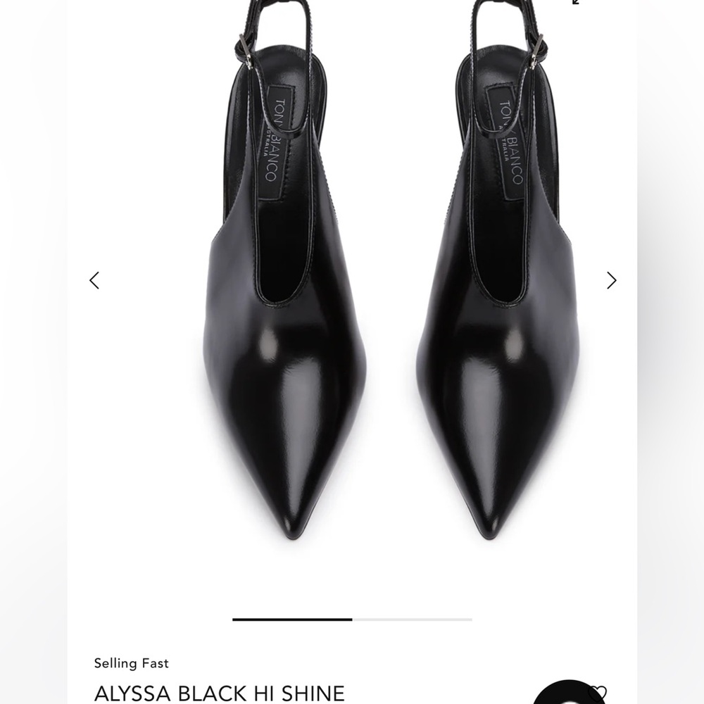 Tony bianco high shine heel
